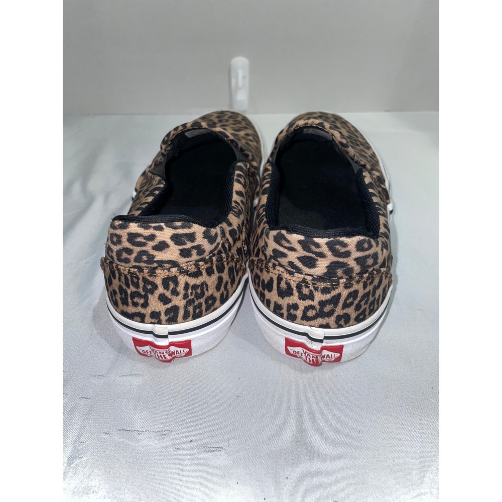 Vans Classic Slip-On Leopard Print Deluxe Comfort OrthoLite Sneakers Womens 8 - Picture 3 of 8